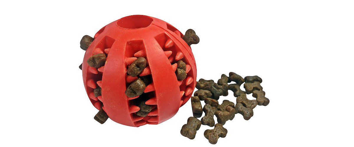 Review Dog Treat Dispenser Toy & Treats PetToy.co.uk