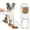 2-in-1 Dog Water Bottle and Food Container