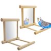 2-Pack Bird Mirror for Cage Entertainment