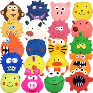 20 Pcs Interactive Squeaky Dog Toy Set