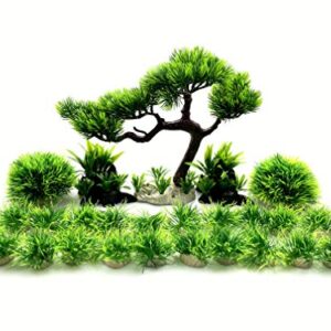 25-Piece Artificial Aquarium Plant Set