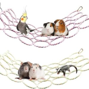 2 Pack Small Animal Climbing Nets