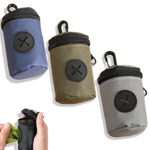 3-Pack Dog Poop Bag Holder Set