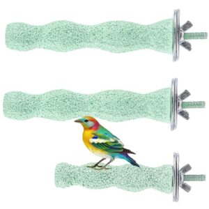 3-Piece Anti-Slip Parrot Perch Set