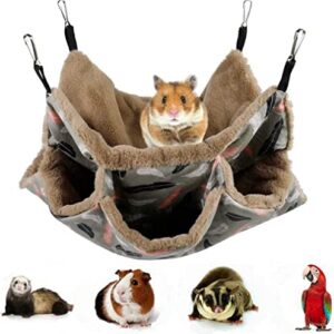 3-Tier Small Animals Hammock Swing Bed