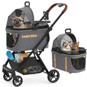 4-in-1 Pet Stroller for Dogs and Cats