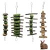 4-Piece Rabbit Chew Toy Set