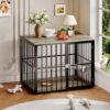 43" Stylish Dog Crate with Double Doors