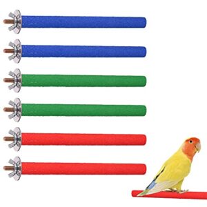 6-Pack Bird Perches for Parrots