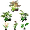 6-Piece Artificial Reptile Plant Set