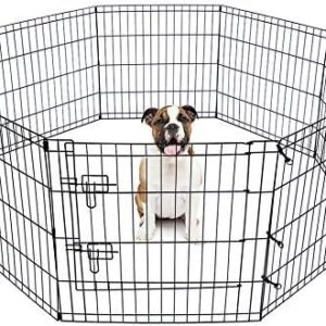 8 Panel Folding Playpen for Pets