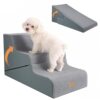 Adjustable 2-in-1 Dog Steps and Ramp