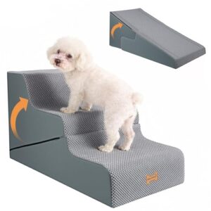 Adjustable 2-in-1 Dog Steps and Ramp