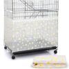 Adjustable Bird Cage Net Cover with Daisy Design