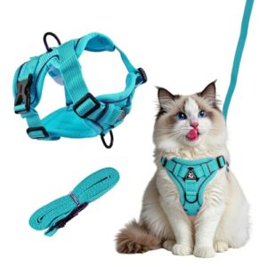Adjustable Cat Harness and Leash Set