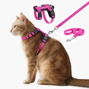 Adjustable Escape-Proof Cat Harness Set