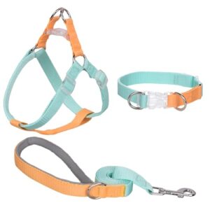 Adjustable No Pull Dog Harness Set