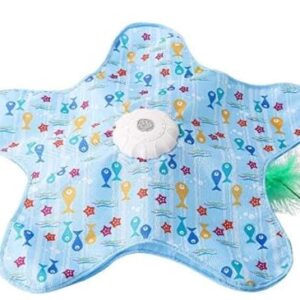 Automatic Interactive Cat Toy with Feathers