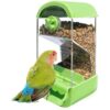 Automatic No-Mess Bird Feeder for Cage