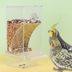 Automatic No Mess Bird Feeder for Cages