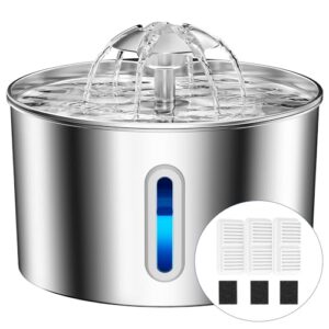 BalimoPet Stainless Steel Cat Water Fountain