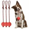 BOBPPOP Durable Rope Dog Balls - 3 Pack