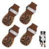CAYLEKI Anti-Slip Dog Socks with Reflective Straps