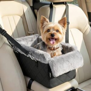 Center Console Dog Car Seat for Small Pets
