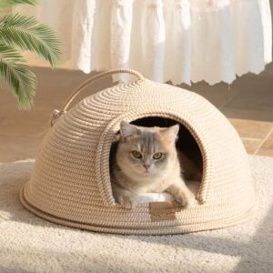 CheerPals Durable Cat Cave Bed & Igloo