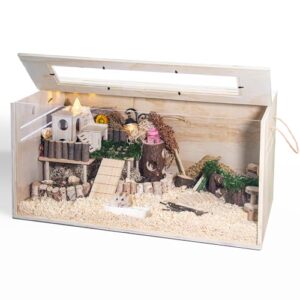 Chewproof Wooden Cage for Small Animals