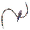 Colorful Bungee Bird Perch for Cages