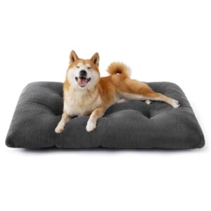 Comfort Fluffy Dog Crate Bed for Large Pets