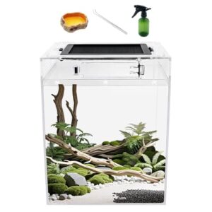Compact Reptile Growth Terrarium with Ventilation