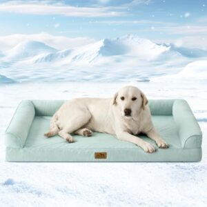 Cooling Orthopedic Dog Bed with Washable Cover