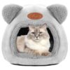 Cozy Cat Cave Bed for Indoor Cats