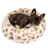 Cozy Round Donut Dog Bed for Pets