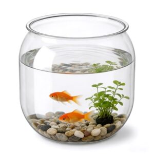 Decorative Mini Plastic Fish Bowl - 80 Oz