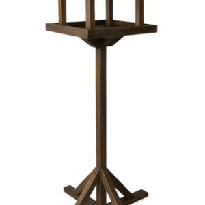 Deluxe Outdoor Wooden Bird Feeding Table