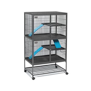 Double Unit Ferret Nation Cage with 4 Tiers