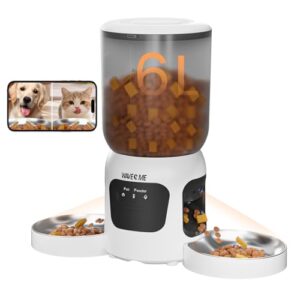 Dual-Lens Automatic Cat Feeder with Camera