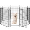 Durable 8-Panel Pet Enclosure for Indoor Outdoor