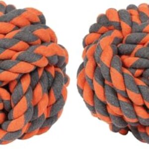 Durable Extreme Rope Ball Dog Toy Pack