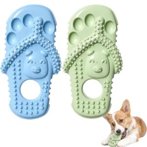 Durable Interactive Dog Chew Toys - 2 Pack