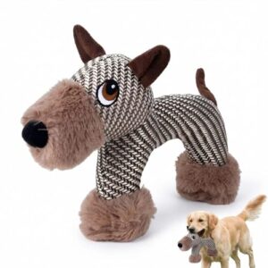 Durable Interactive Linen Dog Chew Toy