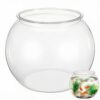 Durable Plastic Goldfish Bowl for Decor