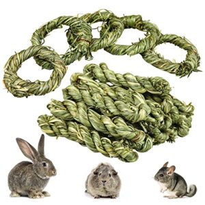 Episkey 20 Pcs Natural Grass Chew Toys