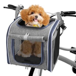 Expandable Dog Bike Basket Carrier