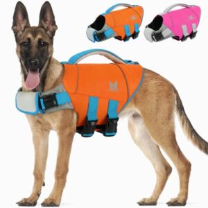 Extra Large Dog Life Jacket with Handle