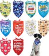 Father's Day Dog Bandanas - 10 Pack