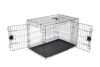 Foldable Large Metal Dog Crate with Tray